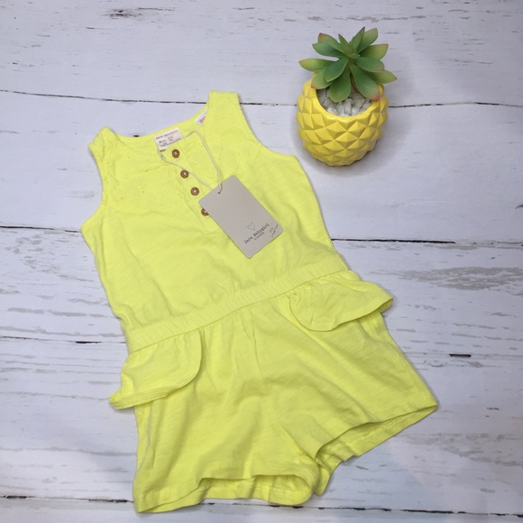 Zara Other - Zara Baby Yellow Romper